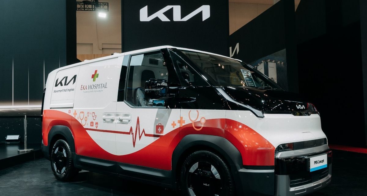 Kia PV5 Ambulance: Mobil Listrik Khusus Medis Tampil Di GIIAS